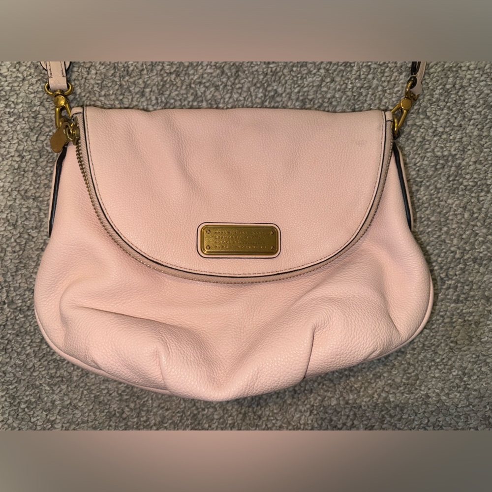 Marc by Marc Jacobs Pink Leather Crossbody Bag